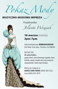 Pokaz mody projektantki Jolanty Wozniak